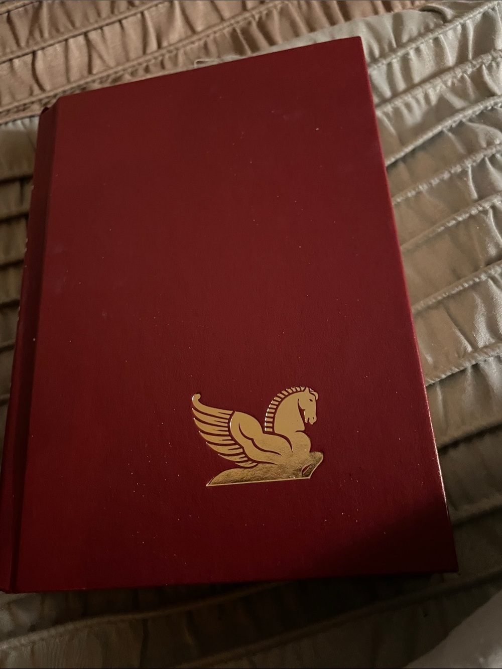 Red Hardcover with Gold Pegasus Emblem Reader’s Digest Book